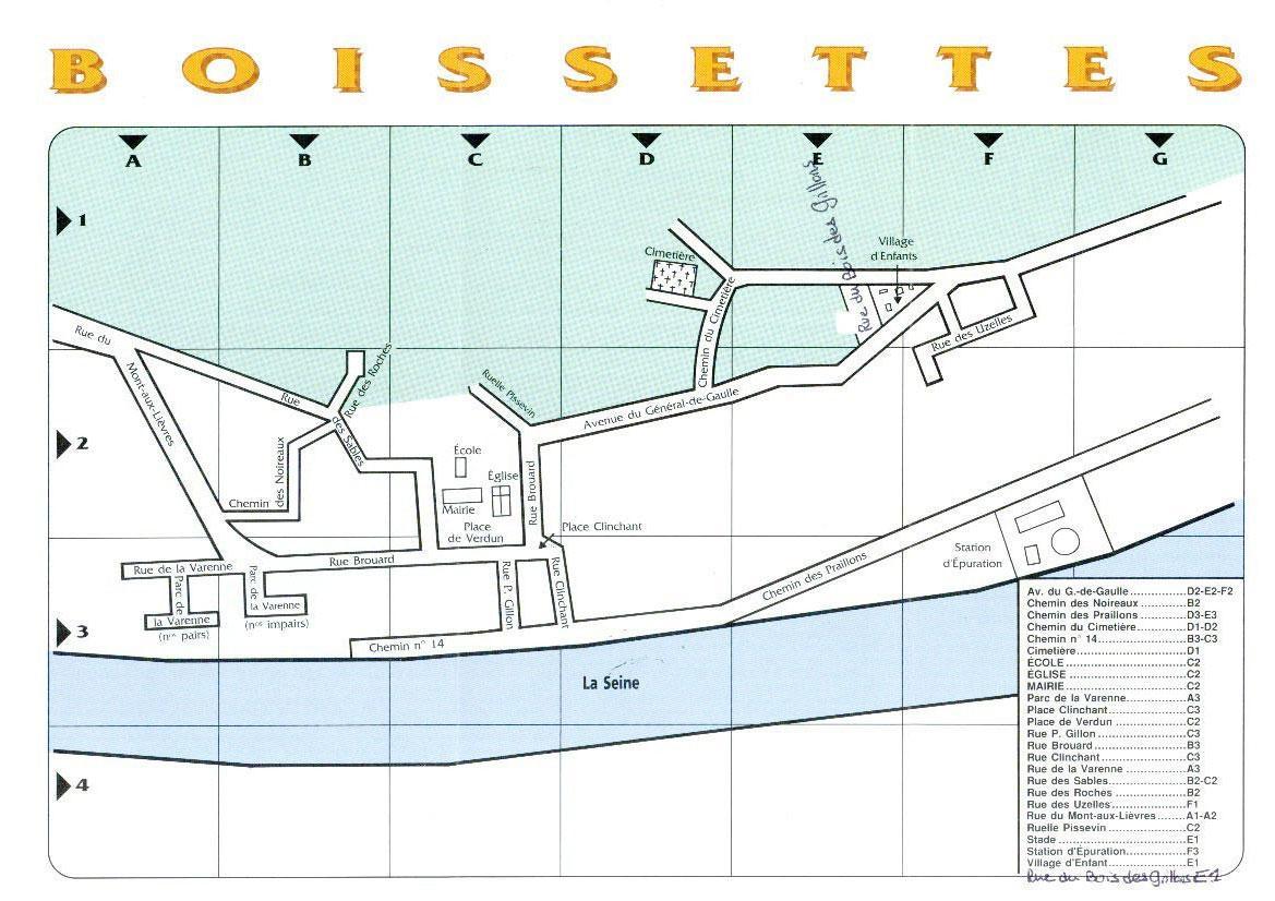 Plan de Boissettes