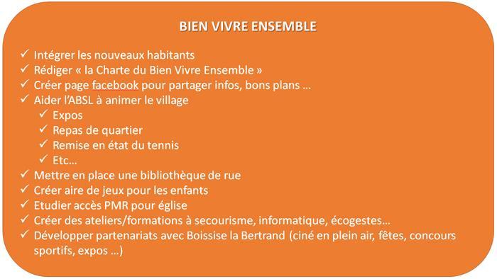 Liste pour Boissettes, programme 04